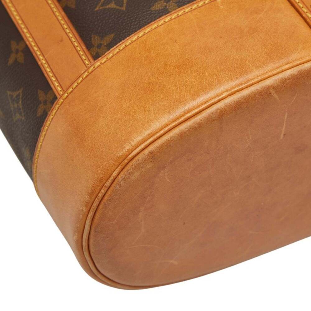 LOUIS VUITTON Authentic Brown Monogram Leather Shoulder Bag - Picture 5 of 11